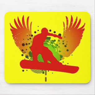 snowboard. hi-fi. mouse mat