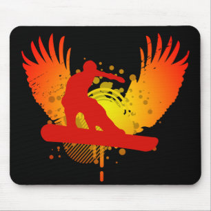 snowboard. hi-fi. mouse mat