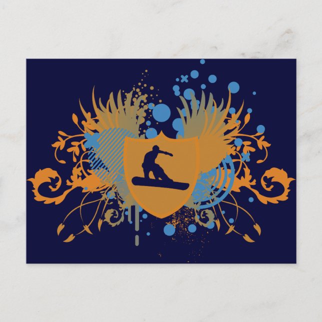 snowboard : hi-fi : postcard (Front)