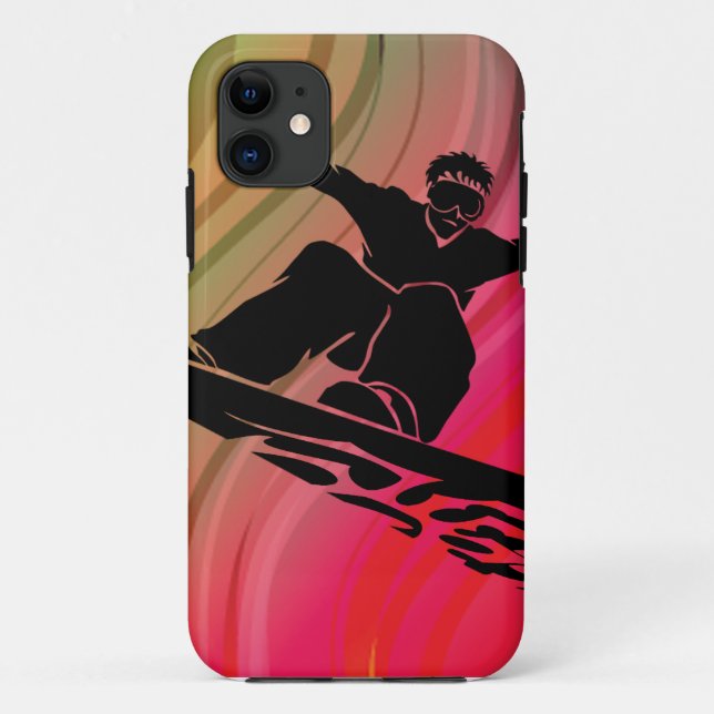 Snowboard Jump Case-Mate iPhone Case (Back)