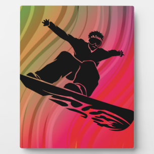 Snowboard Jump Plaque