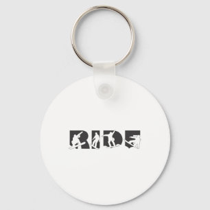 Snowboard key ring