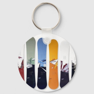 snowboard keychain