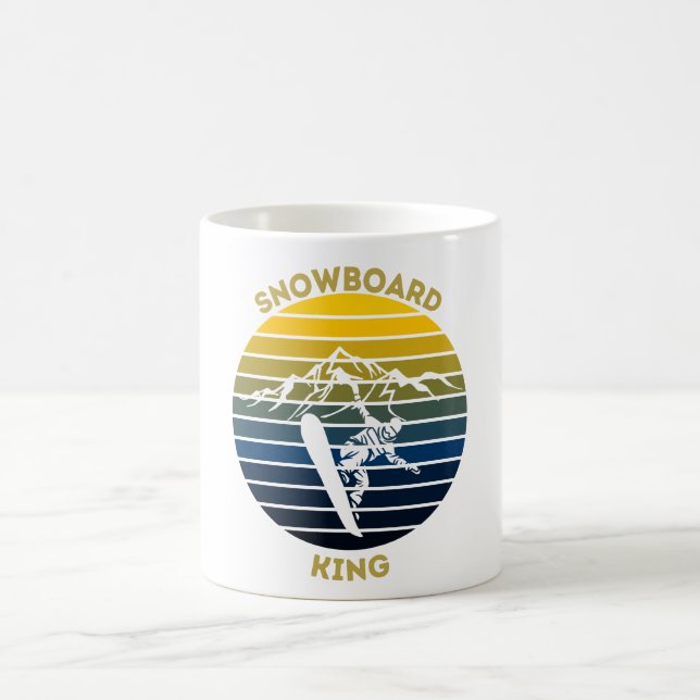 Snowboard King Coffee Mug (Center)