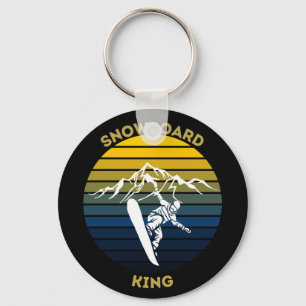Snowboard King Key Ring