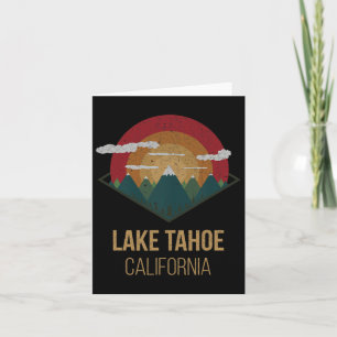 Snowboard Lake Tahoe California Winter Mountain Gi Card