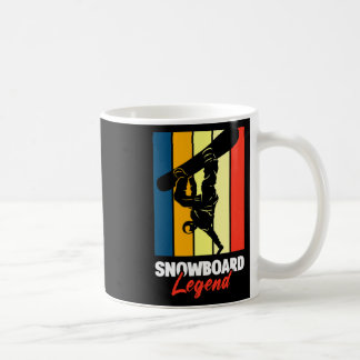 Snowboard Legend Mountain Board Funny Snowboard Coffee Mug