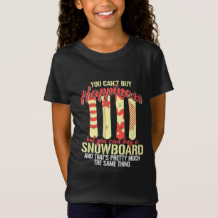 Snowboard Makes Me Happy T-Shirt