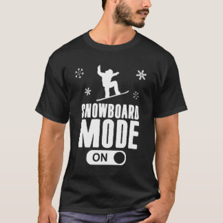 Snowboard Mode On Kids Youth Freestyle Snowboard G T-Shirt