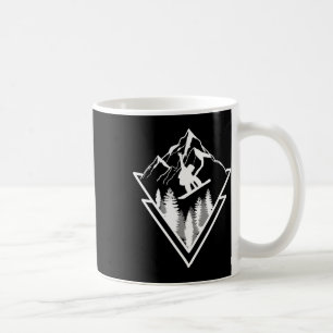 Snowboard Mountain Coffee Mug
