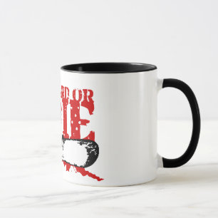 snowBOARD OR DIE Mug