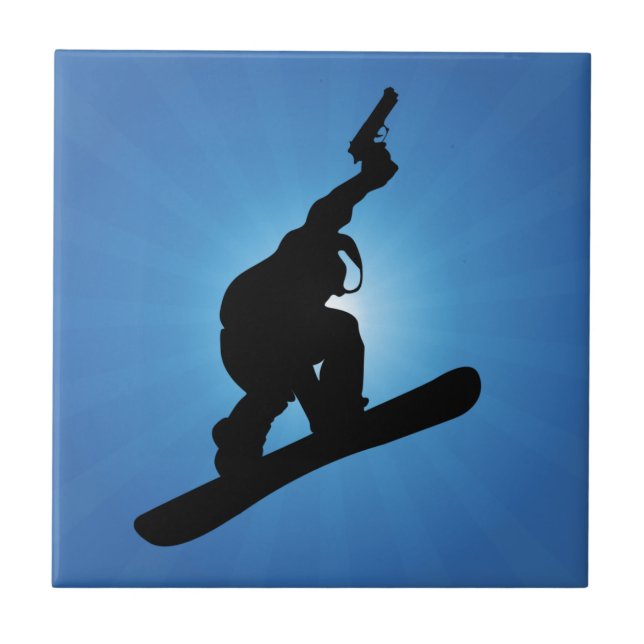 Snowboard Outlaw Tile (Front)
