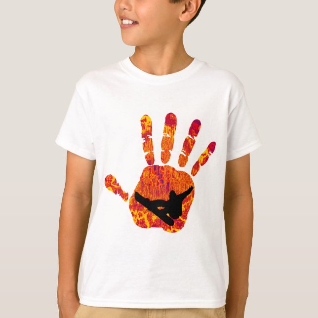 Snowboard Park Laps T-Shirt (Front)