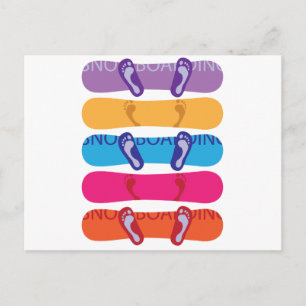 Snowboard Postcard