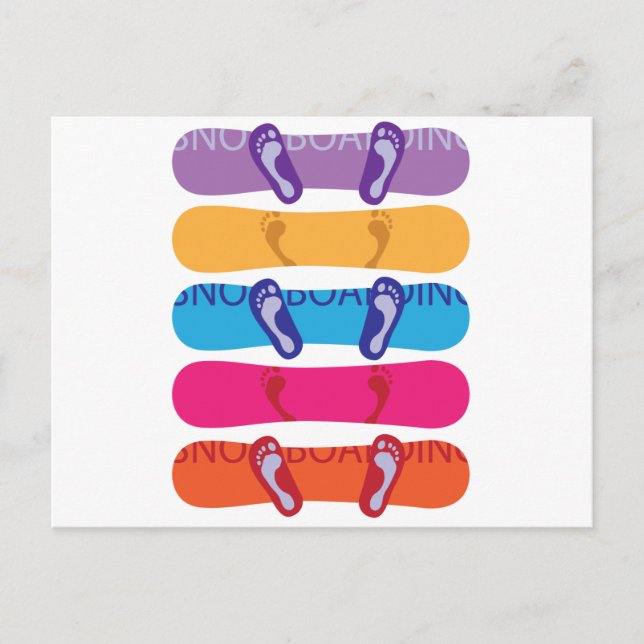 Snowboard Postcard (Front)