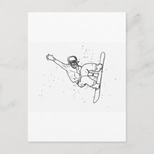 Snowboard Postcard