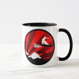 snowboard : powder trail mug