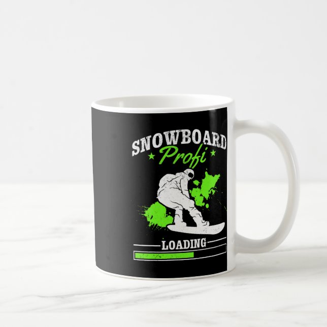 Snowboard Profi Loading I Freestyle Snowboard Snow Coffee Mug (Right)