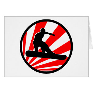 snowboard : red rays