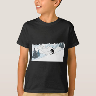 Snowboard Scene Winter Sports T-Shirt
