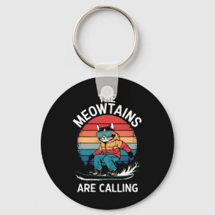 Snowboard Shirt For Men Women Kids Ski Lover Mount Key Ring