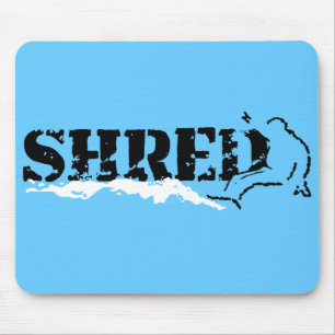 snowboard. shred. mouse mat