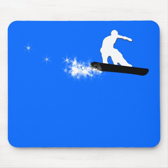 snowboard. simple. mouse mat (Front)
