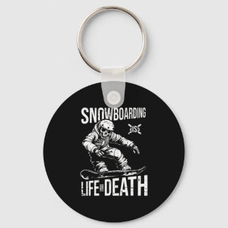 Snowboard Skeleton Snowboarding - Winter Sports Sn Key Ring