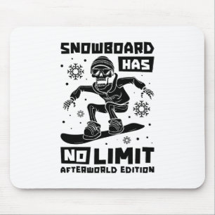 Snowboard Skeleton Winter Sports - Snowboarding Sn Mouse Mat