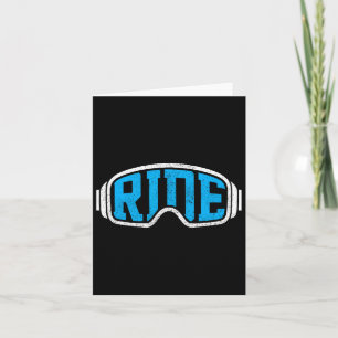 Snowboard Ski Ride Mountain Bike Skiing Snowboardi Card