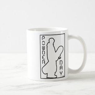 Snowboard Ski Winter Sports Snow Powder Day Logo Coffee Mug