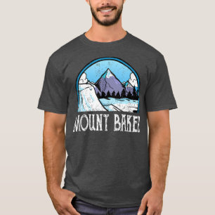Snowboard Skier Skiing Washington State Mount Bake T-Shirt