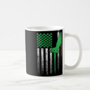 Snowboard Snow Ski Irish American Flag St. Patrick Coffee Mug