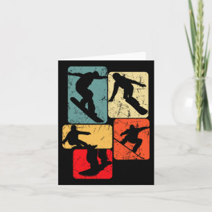 Snowboard Snowboarder Snowboarding Kids Boys Men Card