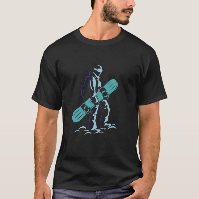 Snowboard Snowboarder Snowboarding Men Boys Women  T-Shirt (Front)