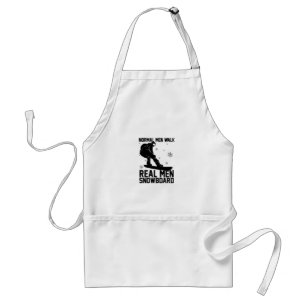 Snowboard Snowboarder Snowboarding Ski Gift Idea Standard Apron