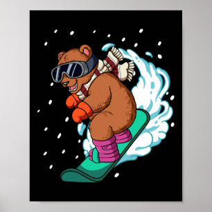 Snowboard Snowboarding Poster