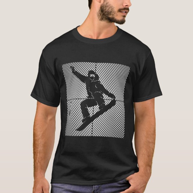 Snowboard Snowboarding Skilift Snowboarder  T-Shirt (Front)
