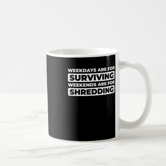Snowboard Snowboarding Winter Sports - Snowboarder Coffee Mug (Right)
