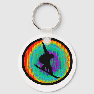 Snowboard the Savoring Key Ring