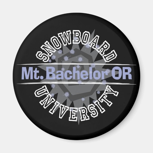Snowboard University - Mt. Bachelor OR Magnet (Front)