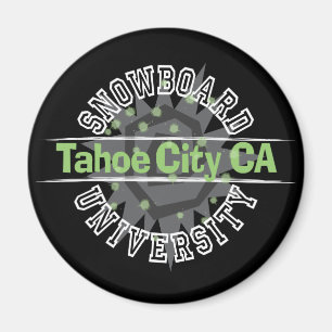 Snowboard University - Tahoe City CA Magnet