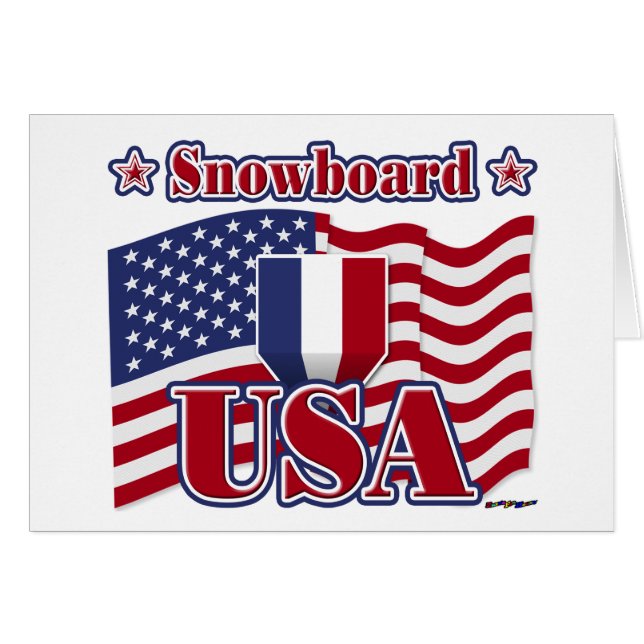 Snowboard USA (Front Horizontal)