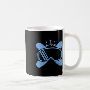 Snowboard - Vintage Mountains Goggles Snowboarding Coffee Mug