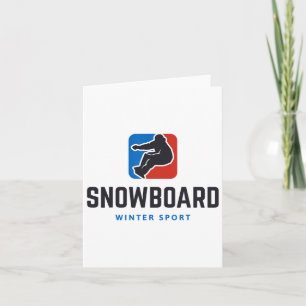 Snowboard Winter Sport Freestyle  Card