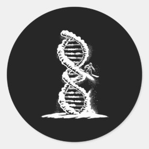 Snowboard Winter Sports - Snowboarder Its In My Dn Classic Round Sticker