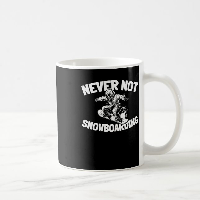 Snowboard Winter Sports - Snowboarding Snowboarder Coffee Mug (Right)