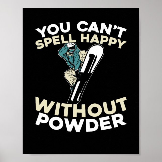 Snowboard Winter Sports - Snowboarding Snowboarder Poster (Front)