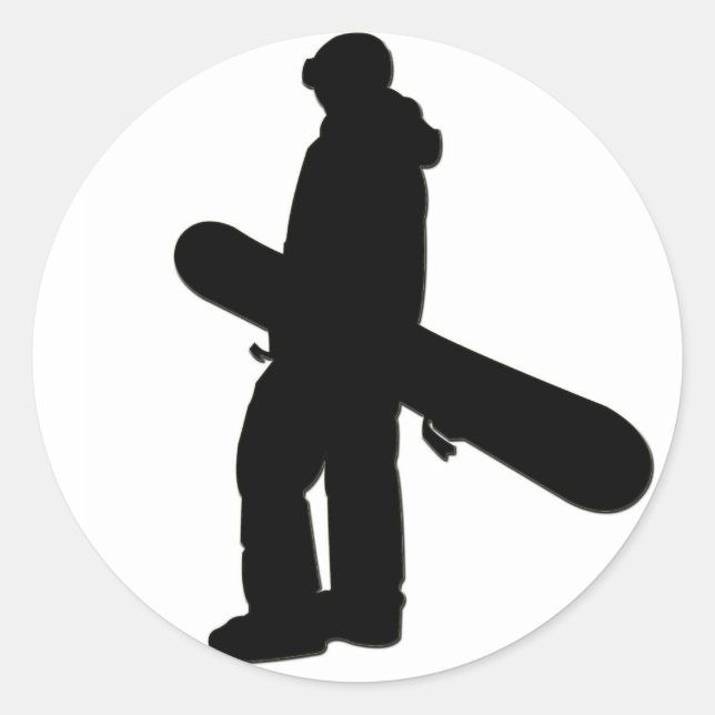 Snowboarder 2 Sticker (Front)