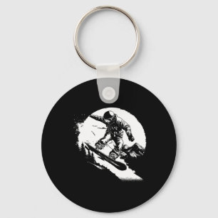 Snowboarder Alpine Snowboarding 1  Key Ring